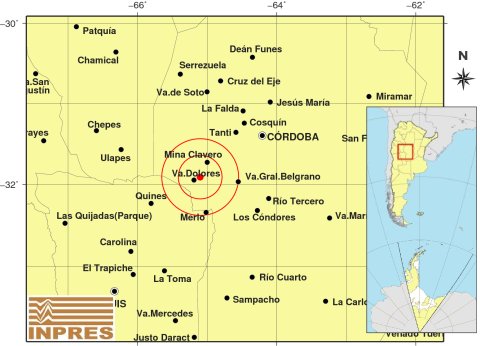 Temblor en calamuchita