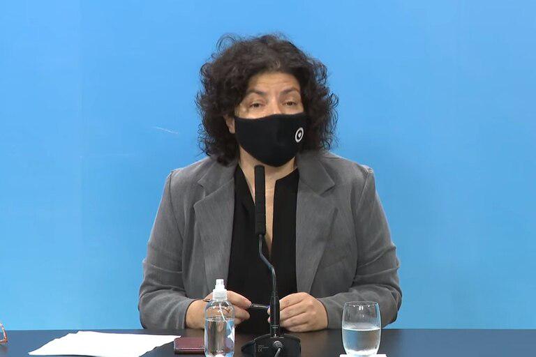 Ministra de Saludad de la Nación Carla Vizzotti