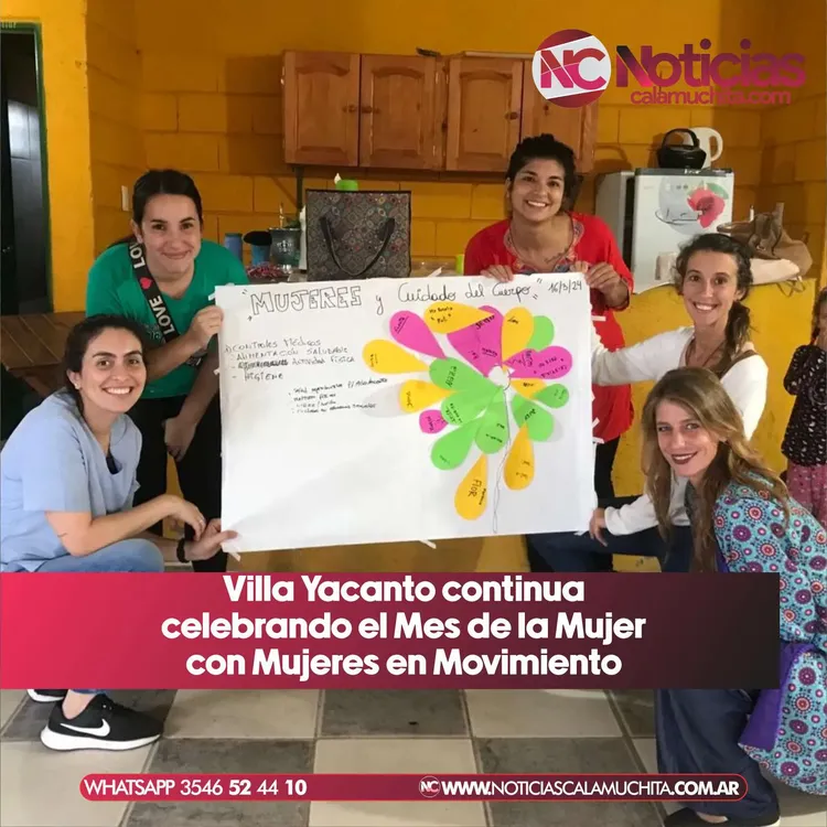 Mujeres en Movimiento villa Yacanto