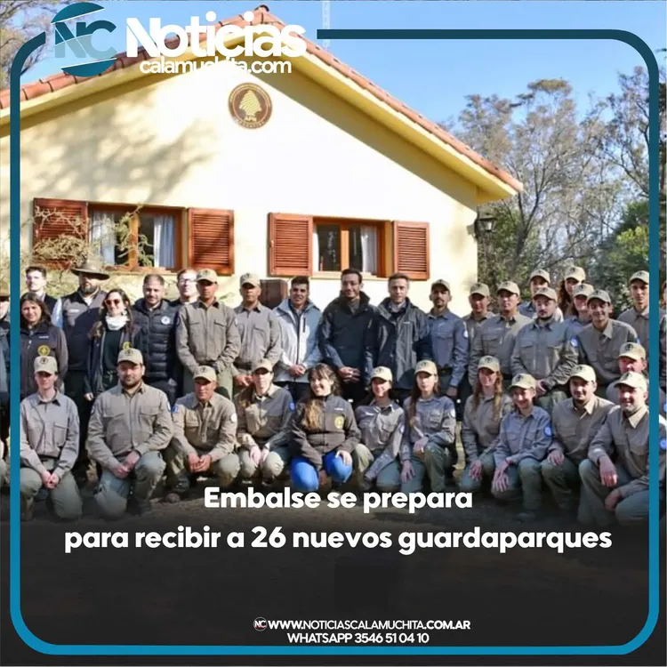 Embalse se prepara para recibir a 26 nuevos guardaparques