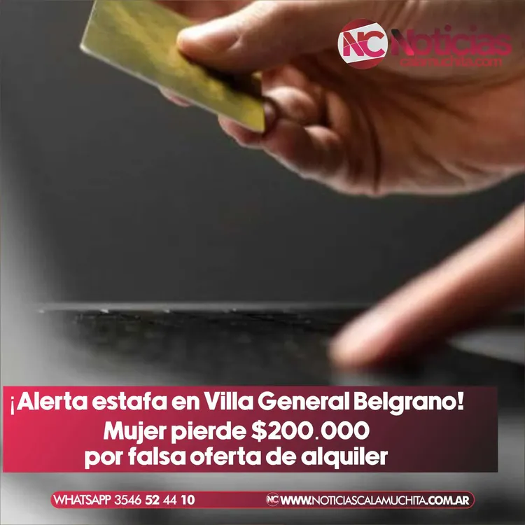 Villa General Belgrano Estafa