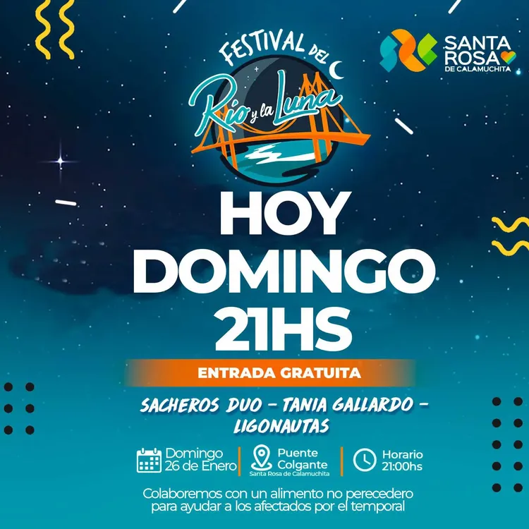 hoy domingo rio y luna