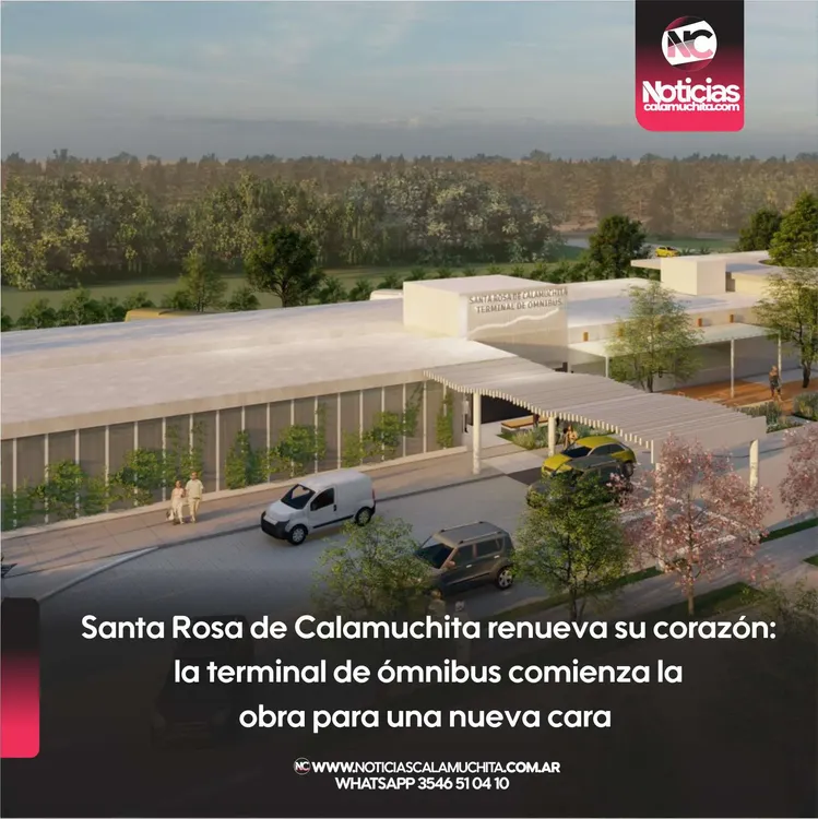Santa Rosa de Calamuchita renueva su corazón la terminal de ómnibus luce una nueva cara