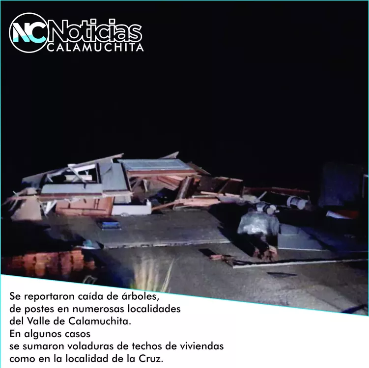 Tormenta en Calamuchita