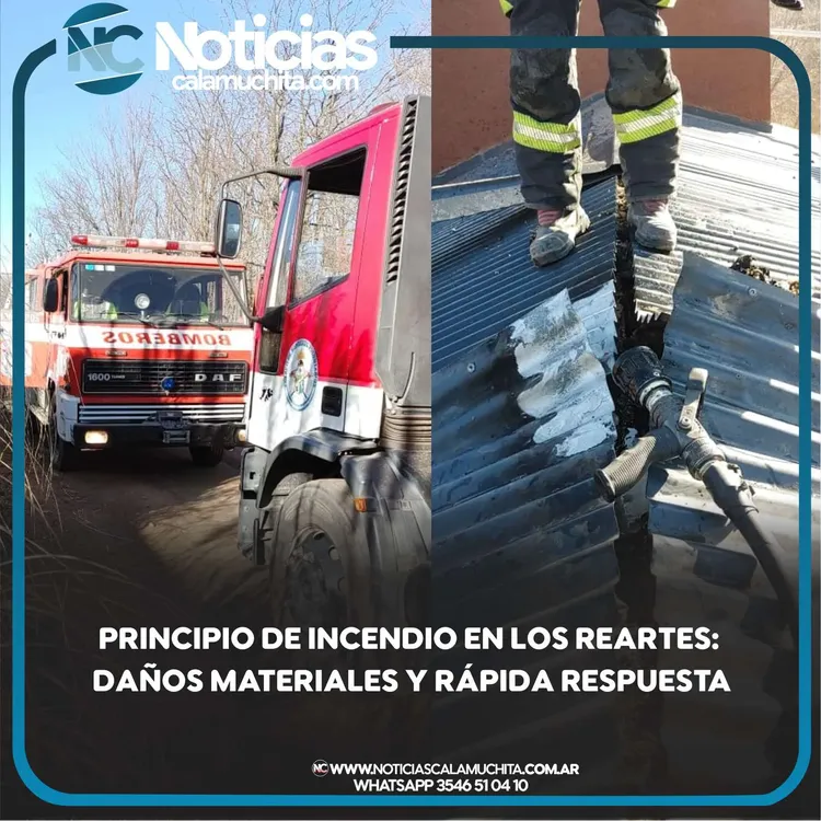 incendio en los reartes