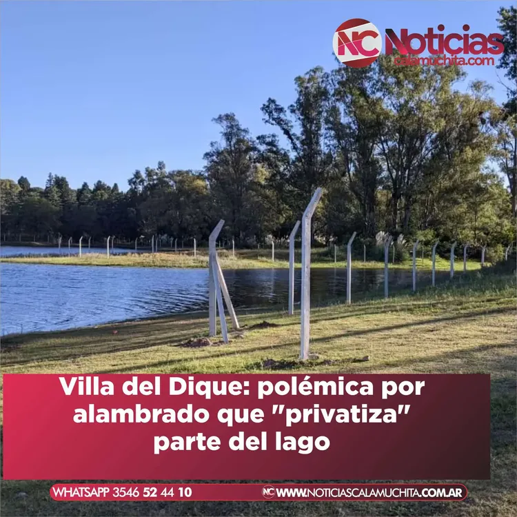 villa del dique lago