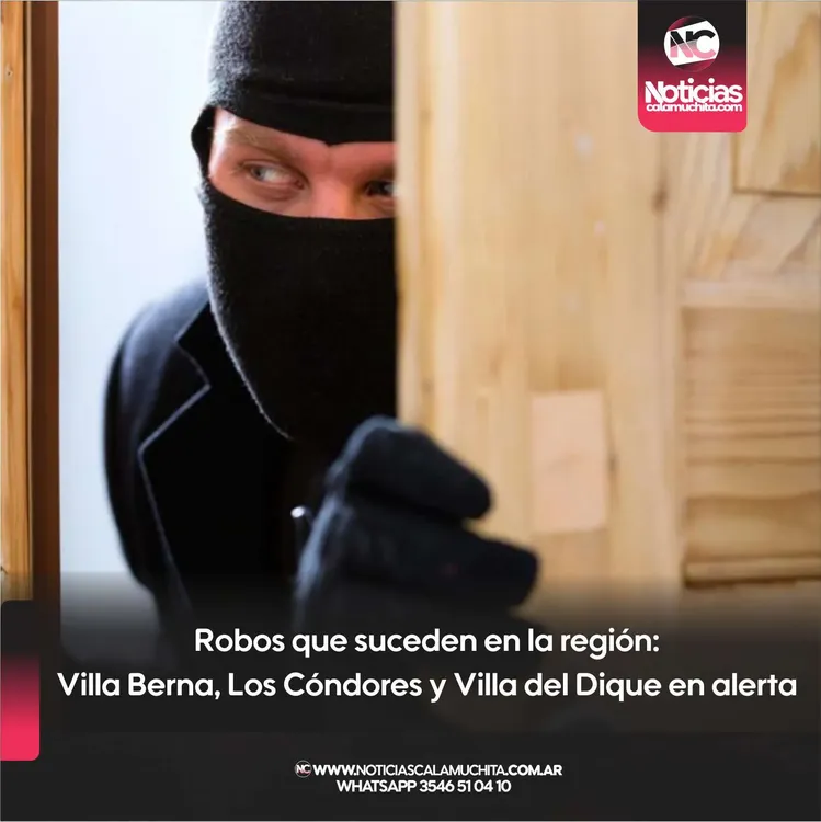 Robos que suceden en la región