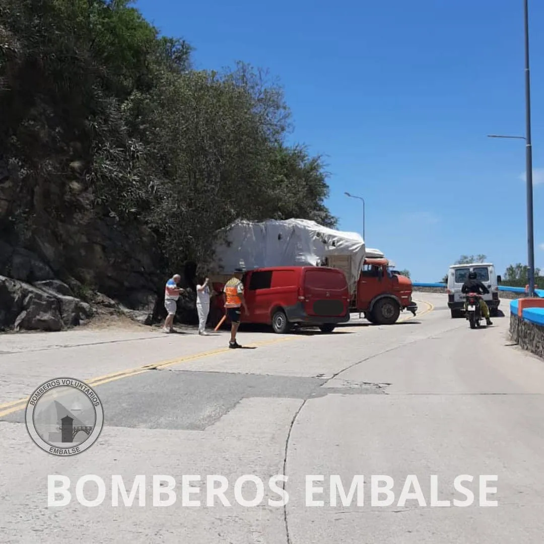 accidenmte muro embalse