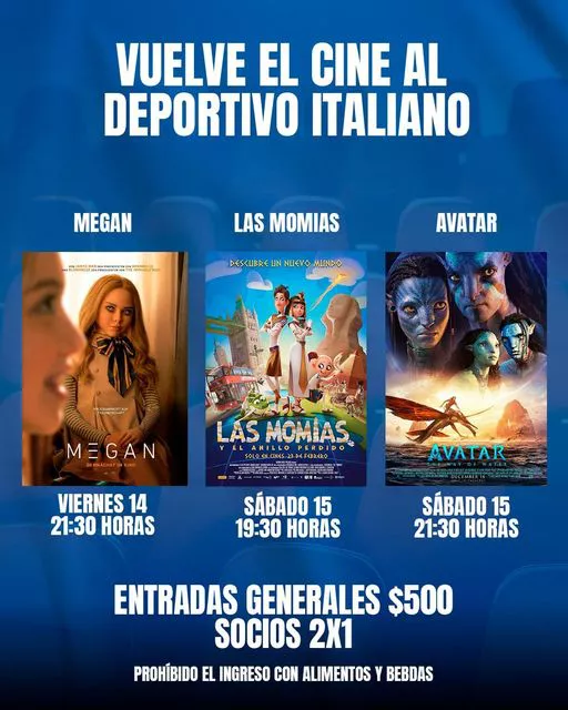 Cine en el Circulo Italiano