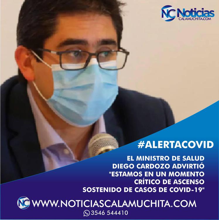 ALERTA COVID MINISTRO DE SALUD CARDOZO