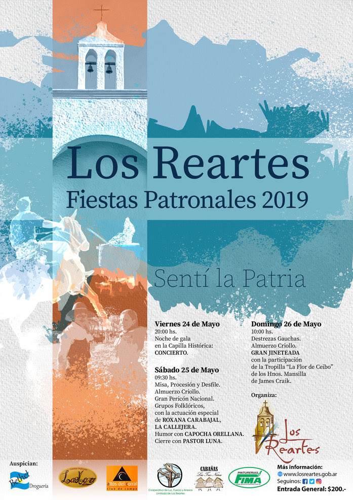 Fiesta Patronales los Reartes 2019