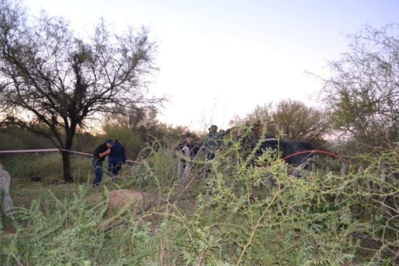 accidente fatal en campo