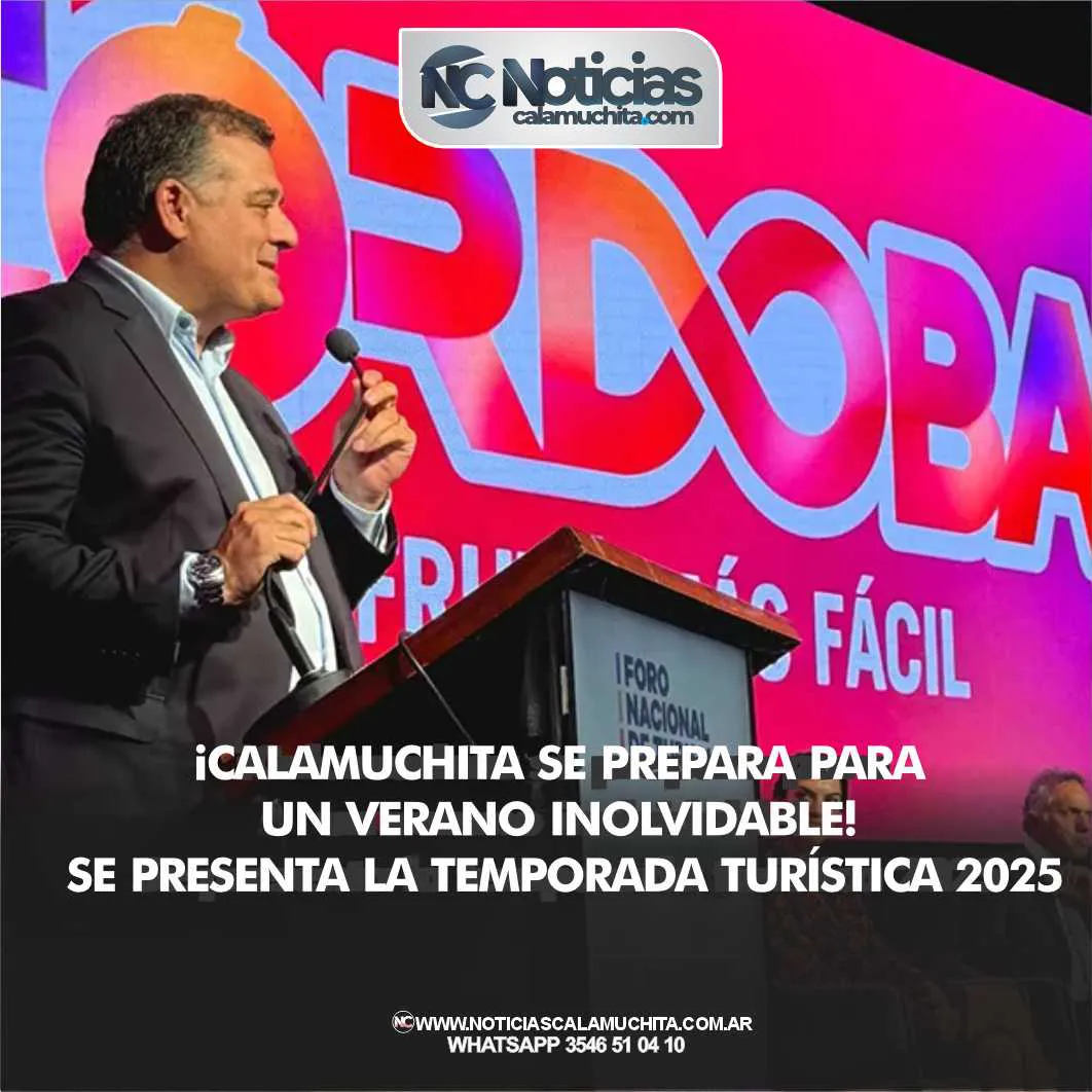 ¡Calamuchita se prepara para un verano inolvidable! ☀️ Se presenta la temporada turística 2025 en el Parque del Chateau