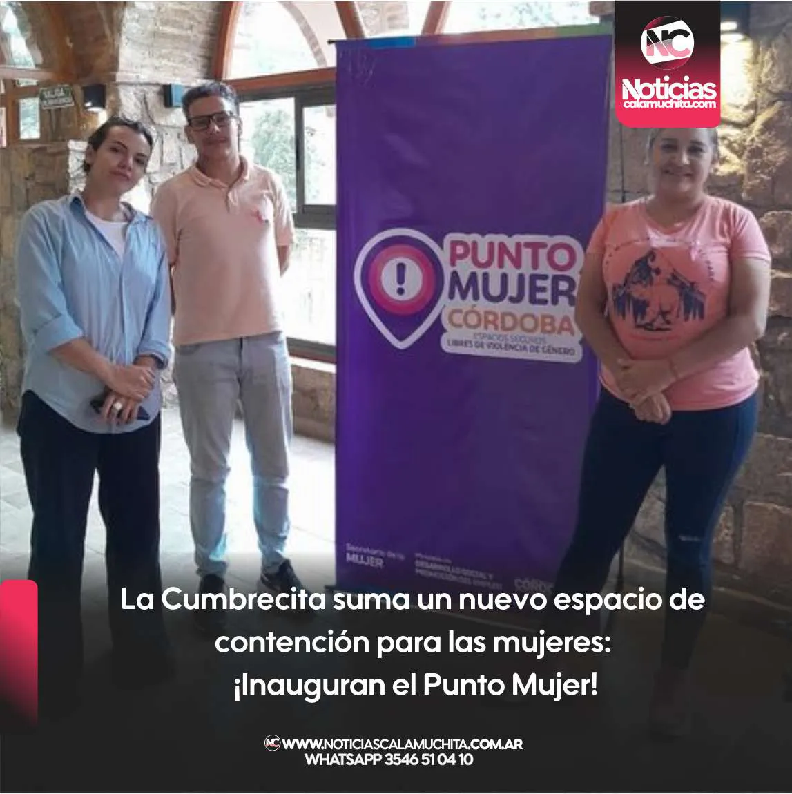 La Cumbrecita suma un nuevo espacio de contención para las mujeres ¡Inauguran el Punto Mujer!