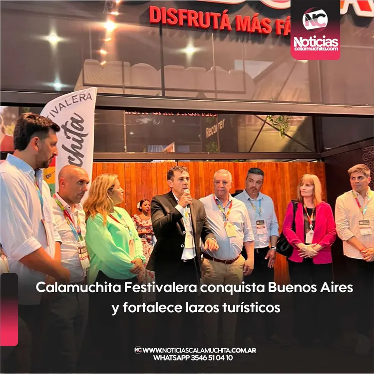 Calamuchita Festivalera conquista Buenos Aires y fortalece lazos turísticos