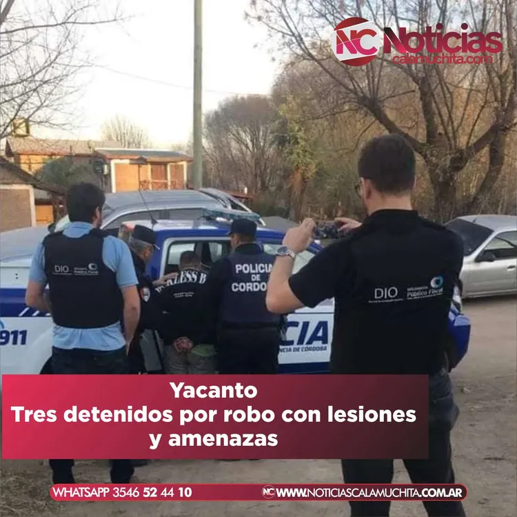 DEtenidos en yacanto