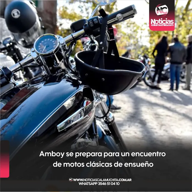 Amboy se prepara para un encuentro de motos clásicas de ensueño