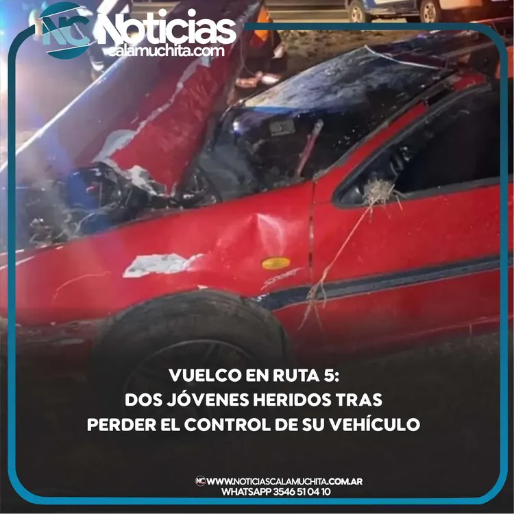 vuelco en ruta 5