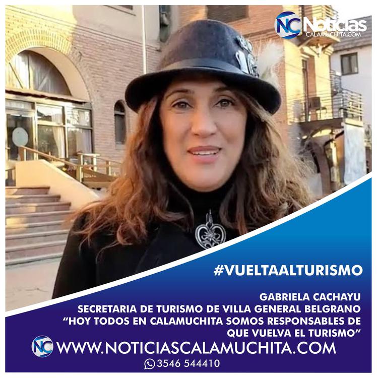 “HOY TODOS EN CALAMUCHITA SOMOS RESPONSABLES GABRIELA CACHAYU