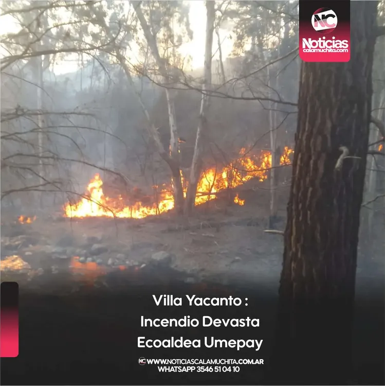 Incendio Devasta Ecoaldea Umepay