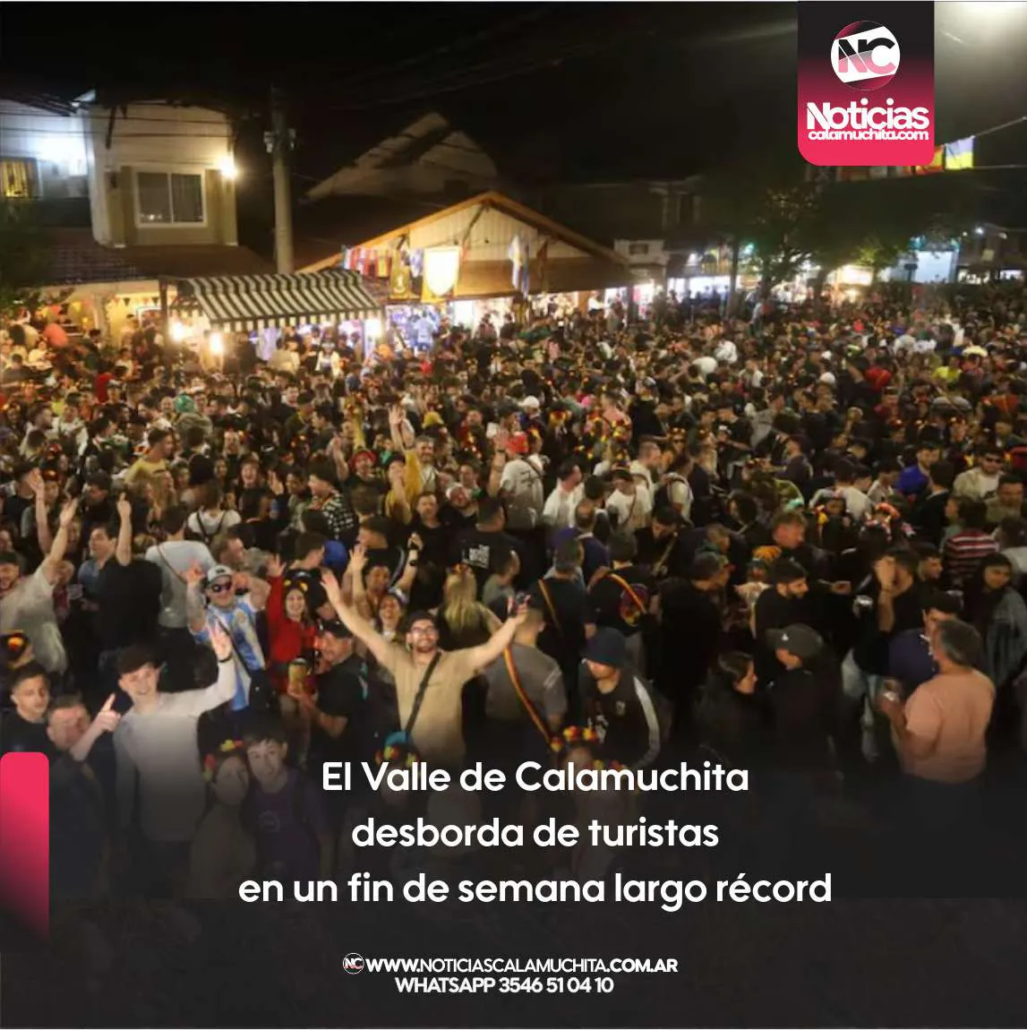 El Valle de Calamuchita desborda de turistas en un fin de semana largo récord