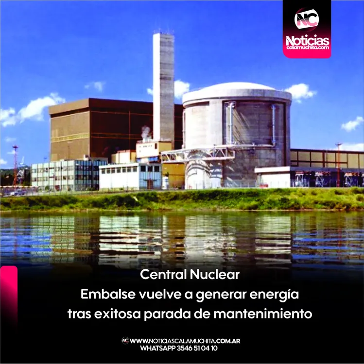 Embalse vuelve a generar energía tras exitosa parada de mantenimiento