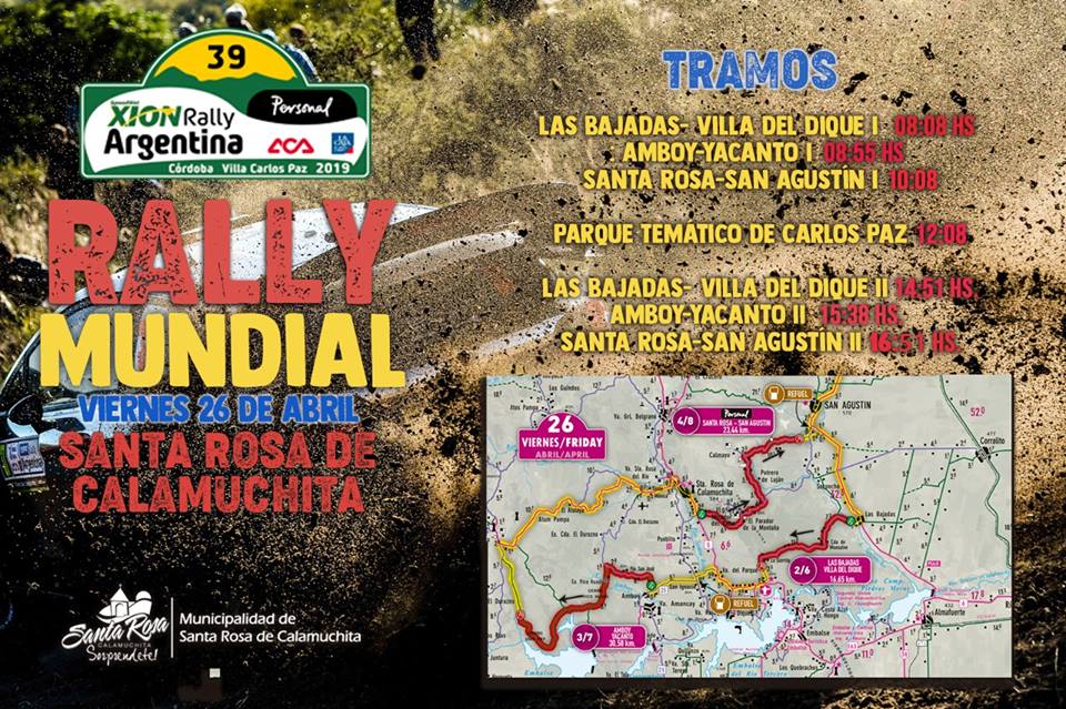 Tramos Rally Santa Rosa