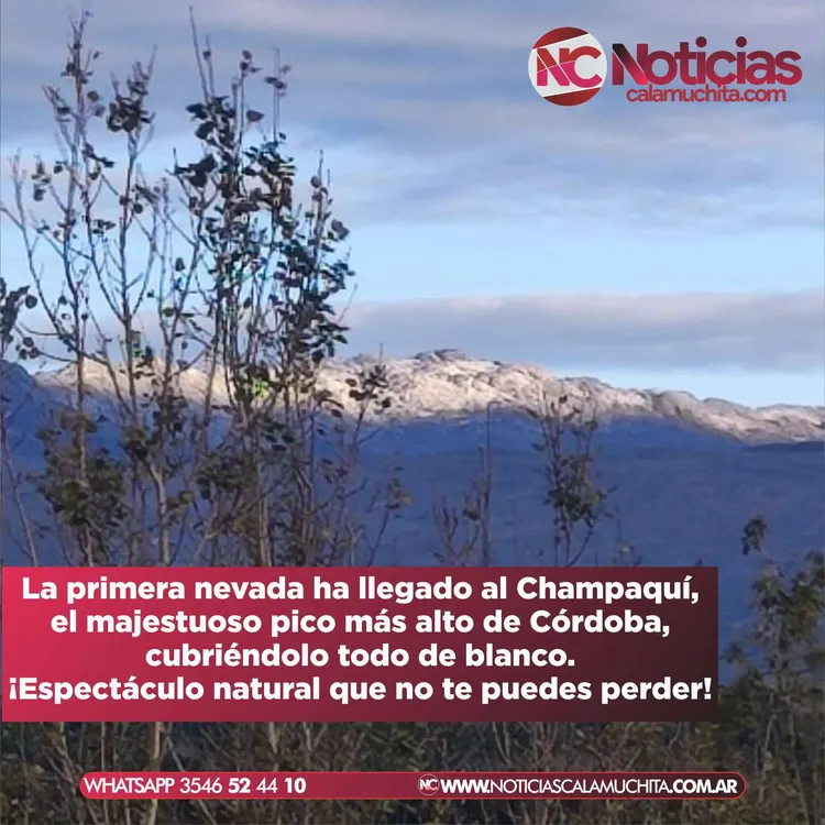 nieve en el champa