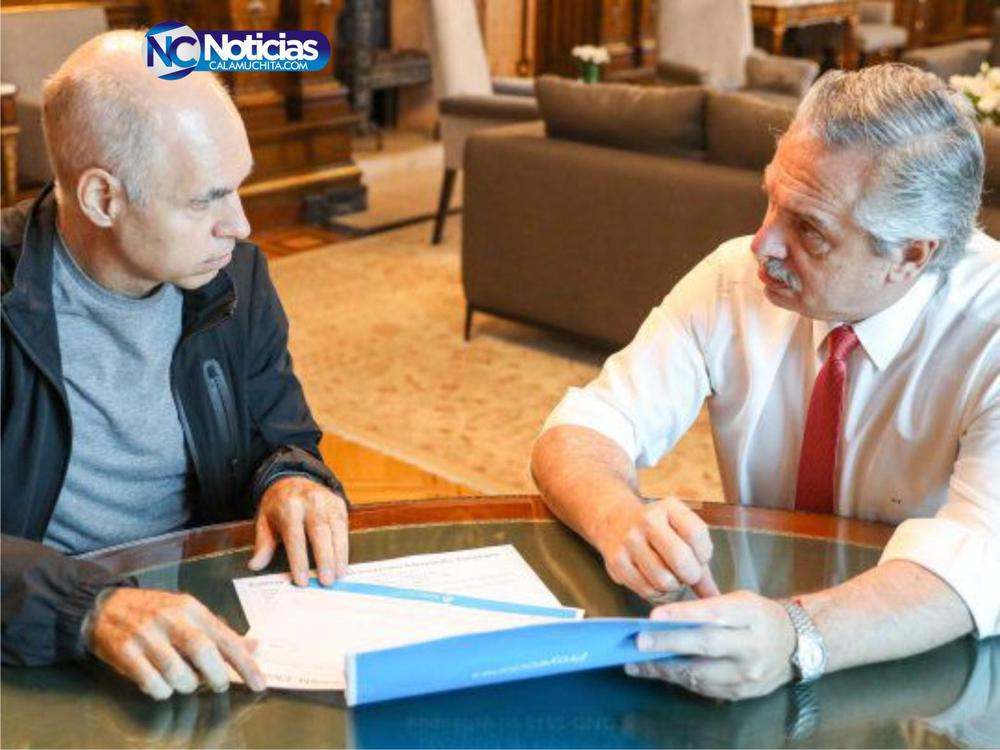 Rodriguez Laretta y Alberto Fernadez