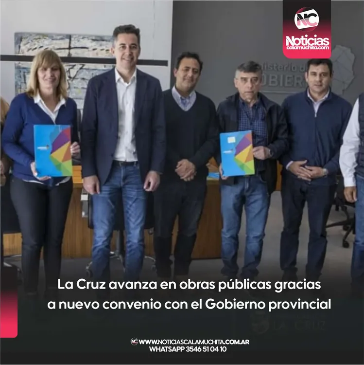 La Cruz avanza en obras públicas gracias a nuevo convenio con el Gobierno provincial